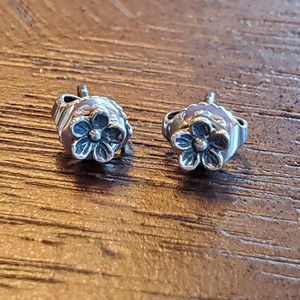 James Avery flower earring studs